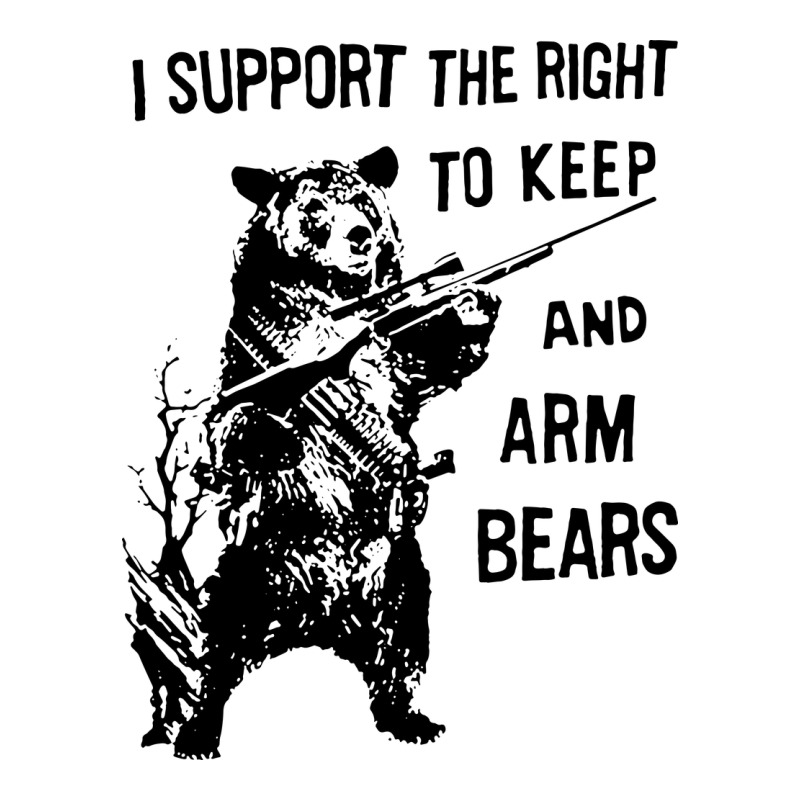 Bear Arms 2nd Amendment Funny Hunting Zipper Hoodie by artisFamous | Teevron