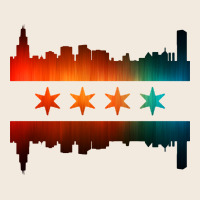 Chicago Flag Skyline Zipper Hoodie | Teevron
