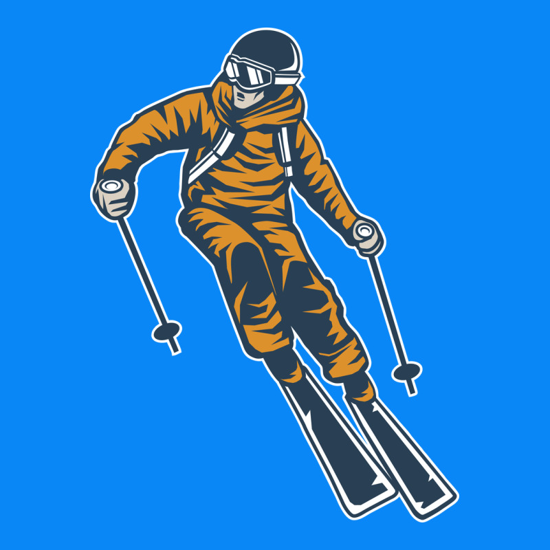 Born To Ski Zipper Hoodie by artisFamous | Teevron