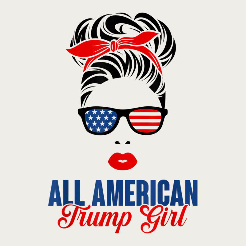 All American Trump Girl Zipper Hoodie by artisFamous | Teevron