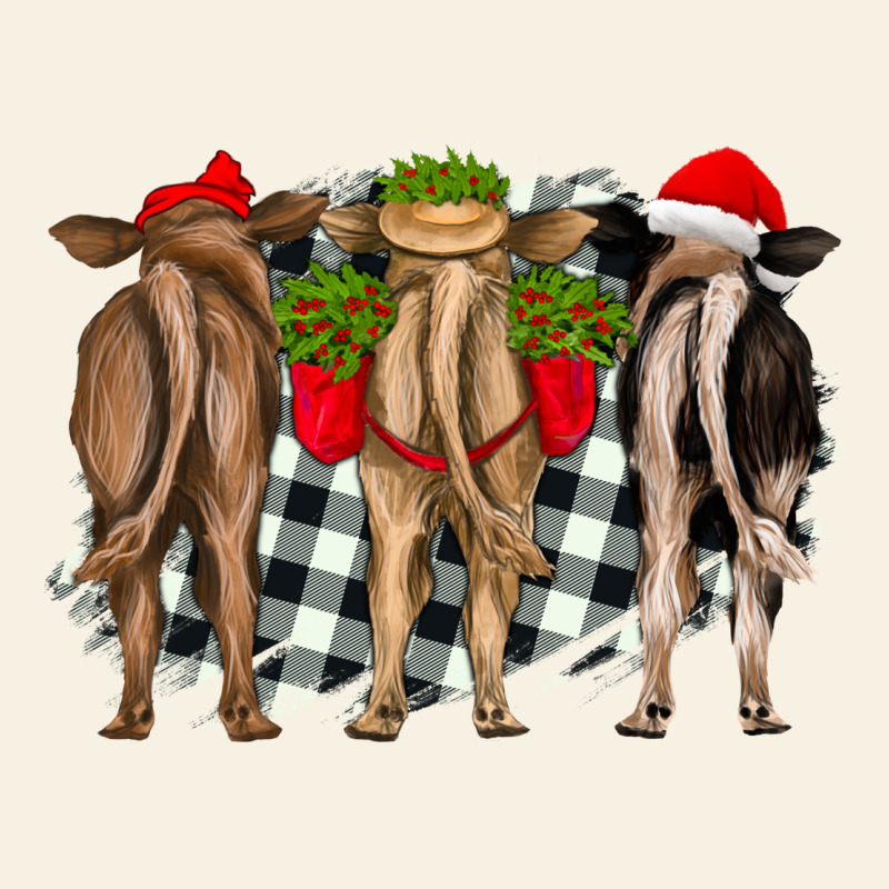 Christmas Heifers Back View Vintage Tee by RanaPortraitStore | Teevron