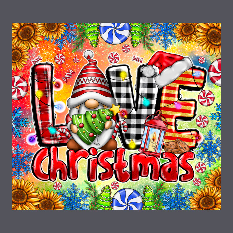 Love Christmas Gnome Vintage Hoodie by CowhideDigitalArt | Teevron
