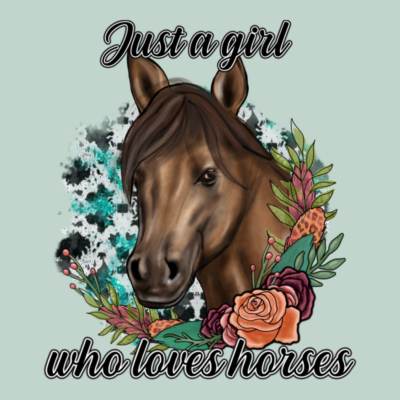 Just A Girl Who Loves Horses Zipper Hoodie by artisFamous | Teevron