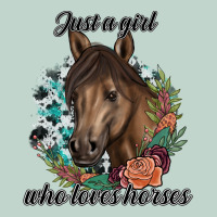 Just A Girl Who Loves Horses Zipper Hoodie | Teevron