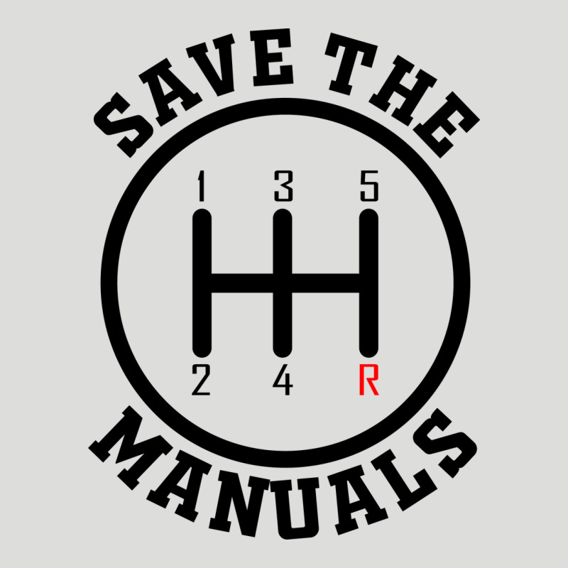 Save The Manuals (black) Zipper Hoodie by artisFamous | Teevron