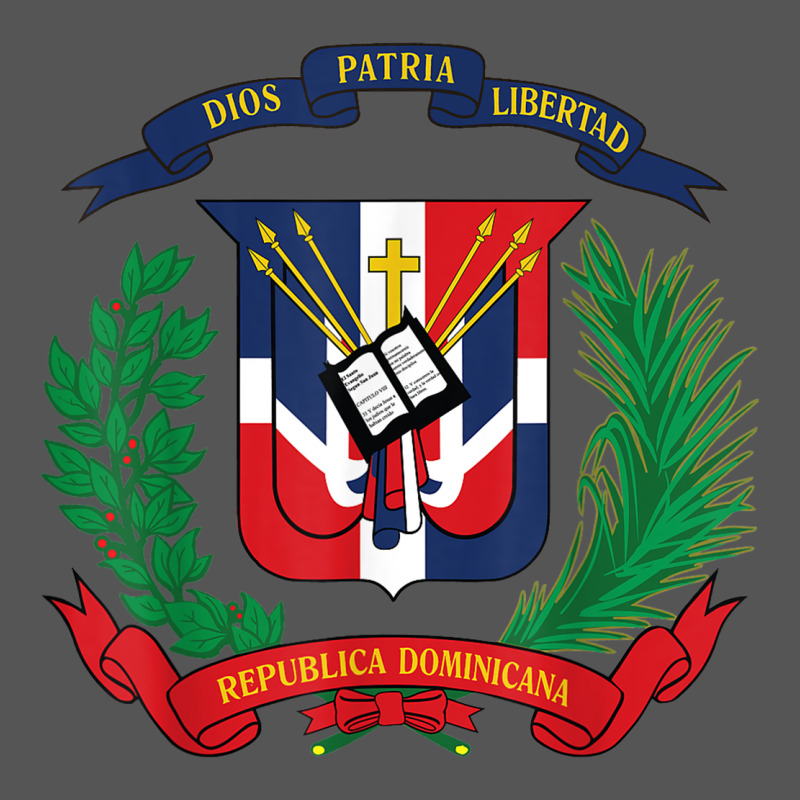 Dominican Republic Flag National Emblem Republica Dominicana T Shirt Zipper Hoodie by artisFamous | Teevron