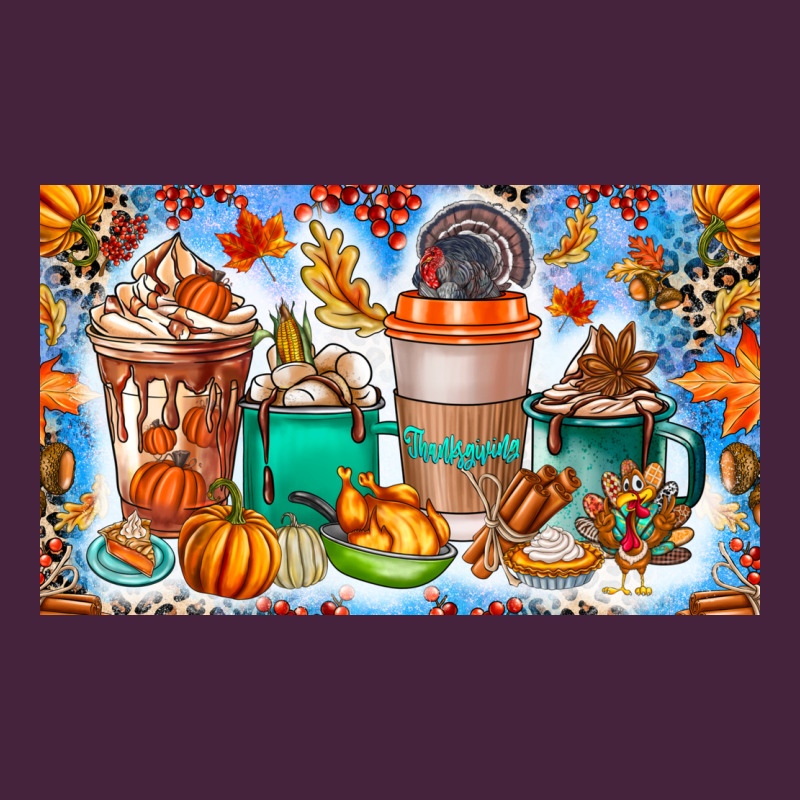 Thanksgiving Coffee Drink Kids Cup Long Sleeve Tee by CowhideDigitalArt | Teevron