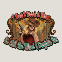 I Don't Need A Man Cowgirl Western Heavy Core Tee | Teevron