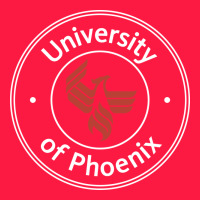 University Of Phoenix White Red Zipper Hoodie | Teevron