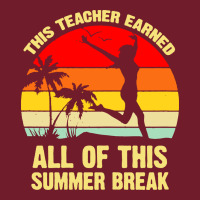 Vintage This Teacher Earned All Of This Summer Break Zipper Hoodie | Teevron