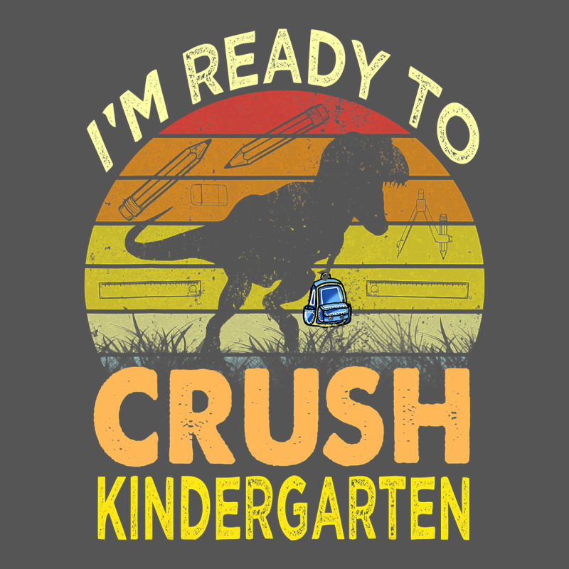 I'm Ready To Crush Kindergarten Dinosaur Back To School Kids T Shirt Zipper Hoodie by artisFamous | Teevron