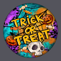 Trick Or Treat Hallowen Round Vintage Hoodie | Teevron
