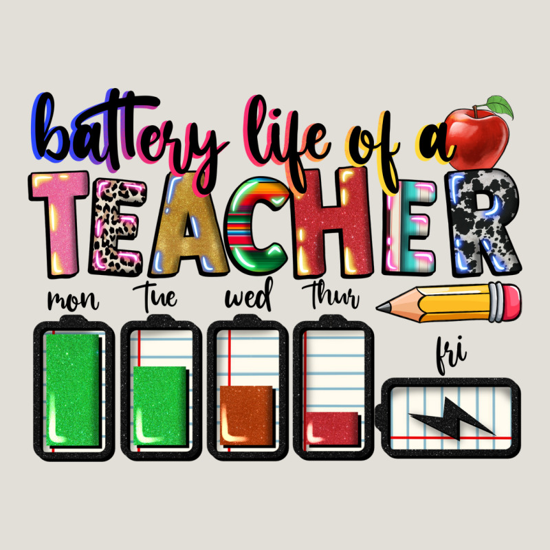 Battery Life Of Teacher Heavy Core Tee by CowGirlArtShop | Teevron