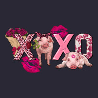 Valentine's Day Pig Xoxo Vintage Tee | Teevron
