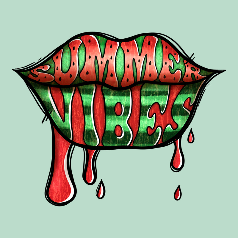 Summer Vibes Watermelon Lips Premium Hoodie by Jasminsmagicworld | Teevron