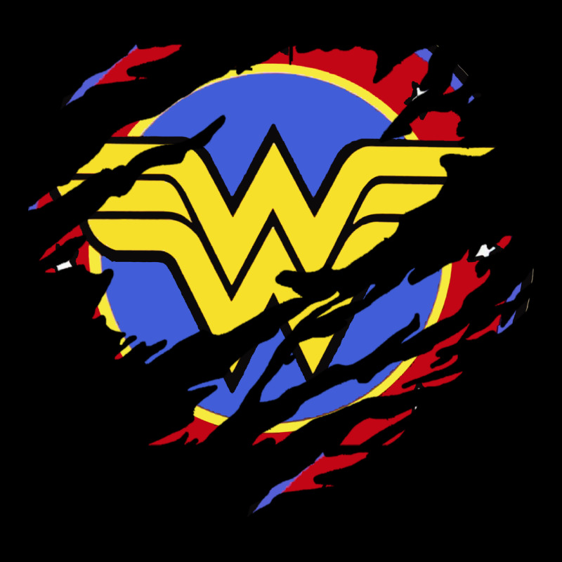 Tear Off Wonder Woman Shield Zipper Hoodie by artisFamous | Teevron