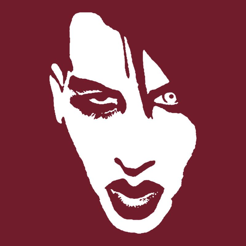 Marilyn Manson Face Zipper Hoodie by artisFamous | Teevron