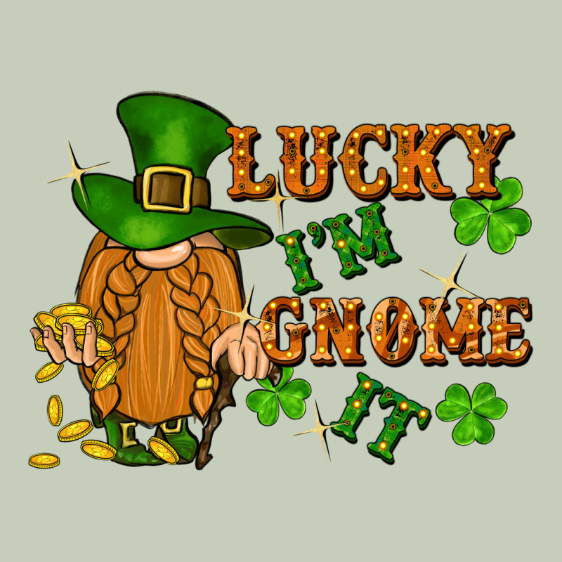 Lucky I'm Gnome It St. Patricks Day Ladies Tee by FaDigitalArtStudio | Teevron