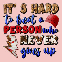 It's Hard To Beat A Person Who Never Gives Up Urban Heavy Tee | Teevron