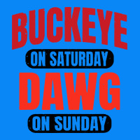 Buckeye On Saturday Zipper Hoodie | Teevron