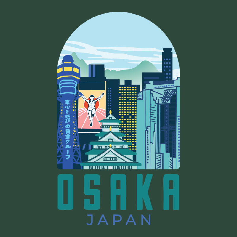 Osaka Japan Zipper Hoodie by artisFamous | Teevron