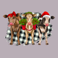 Christmas Heifers Front View Vintage Tee | Teevron