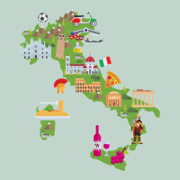 Italy Map Zipper Hoodie | Teevron