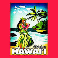 Hawaii Hula Girl Zipper Hoodie | Teevron