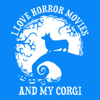 I Love Horror Movies And My Corgi Funny Corgi Zipper Hoodie | Teevron
