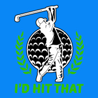Id Hit That Funny Golfing Golf Zipper Hoodie | Teevron
