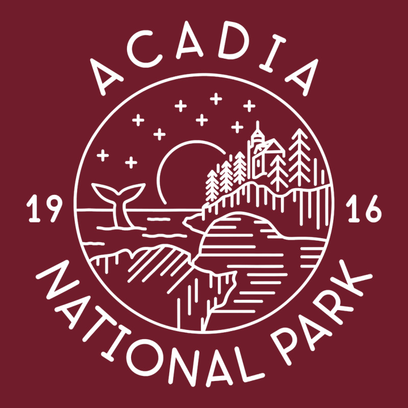 A.ca.di.a National Park 1916 Mai.ne Bar Harbor T Sh Zipper Hoodie by artisFamous | Teevron