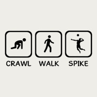 Crawl Walk Spike Volleyball Zipper Hoodie | Teevron
