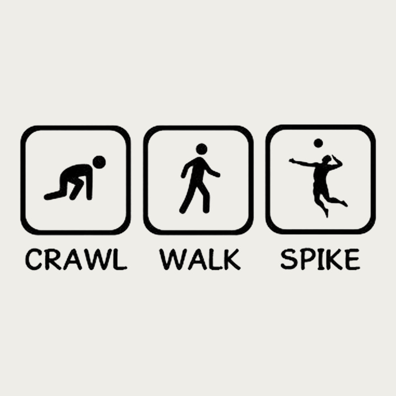 Crawl Walk Spike Volleyball Zipper Hoodie by artisFamous | Teevron