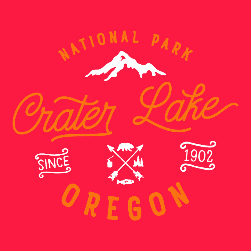 Crater Lake Oregon National Park Vintage Retro Zipper Hoodie by artisFamous | Teevron