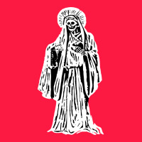 Santa Muerte Blanca Zipper Hoodie | Teevron