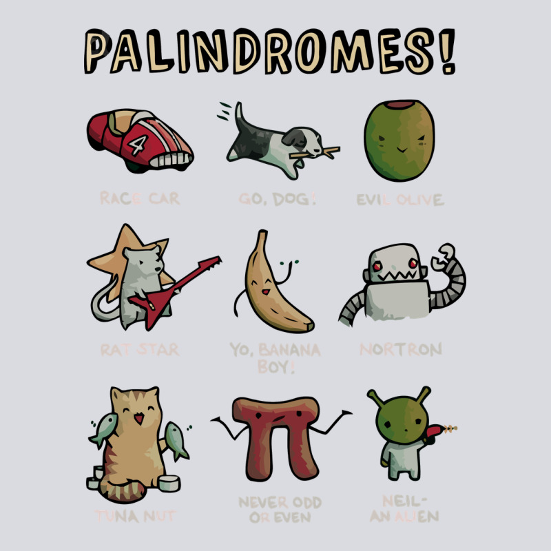 Palindromes! Zipper Hoodie by artisFamous | Teevron