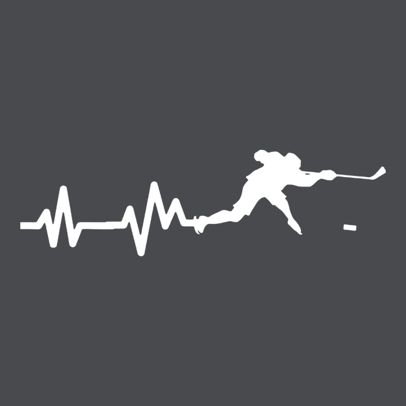 Hockey Player Heartbeat Ice Zipper Hoodie by artisFamous | Teevron