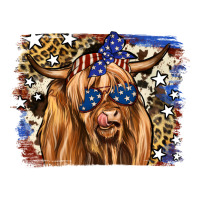 4th Of July Highland Cattle Premium Tee | Teevron