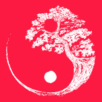 Yin Yang Bonsai Tree Zipper Hoodie | Teevron