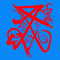 Lucifer Calligraphy 2 Zipper Hoodie | Teevron