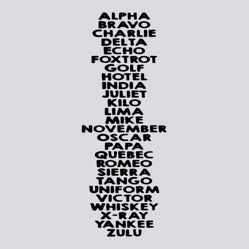 Phonetic Alphabet Zipper Hoodie by artisFamous | Teevron