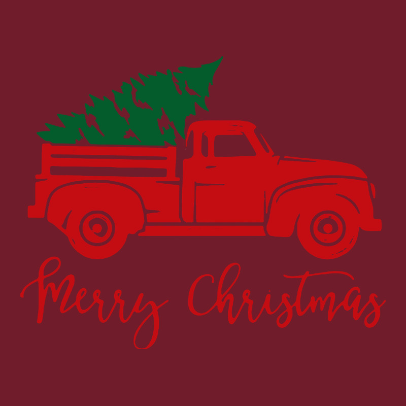 Vintage Red Truck With Christmas Zipper Hoodie by artisFamous | Teevron