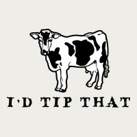 I'd Tip That Funny Cow Tipping Design Zipper Hoodie | Teevron