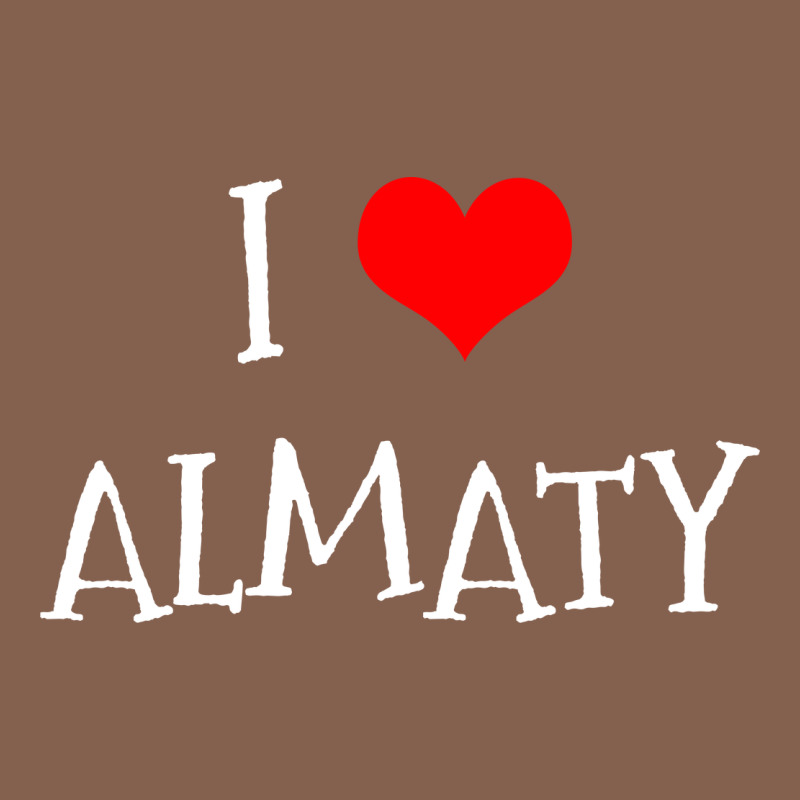 I Love Almaty City Zipper Hoodie by artisFamous | Teevron