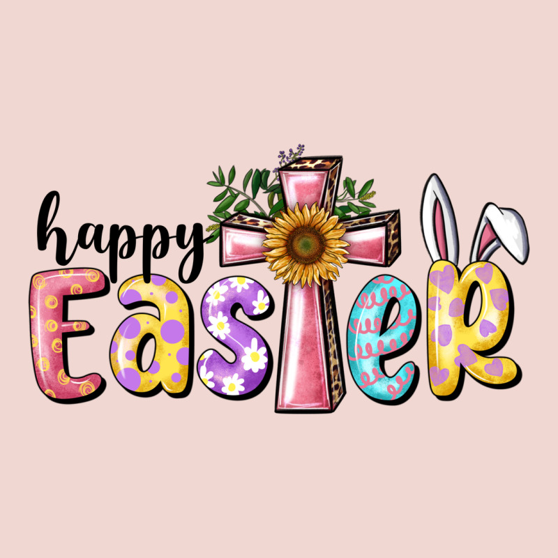 Happy Easter With Cross Premium Sweatshirt by RanaPortraitStore | Teevron