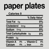 Paper Plates Nutrition Facts Funny Thanksgiving Christmas Zipper Hoodie | Teevron