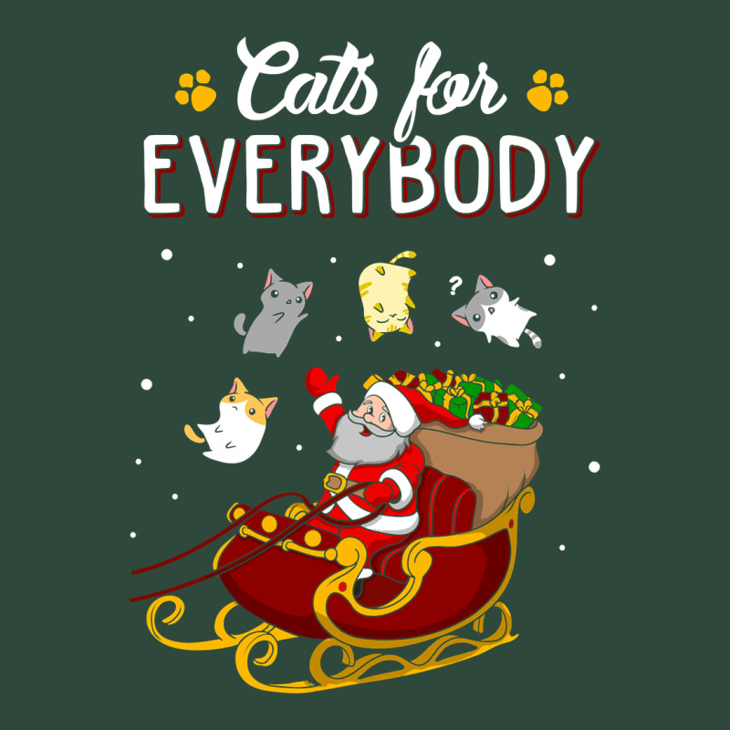 Cats For Everybody Cat Christmas Ugly Christmas Sweatshirt Zipper Hoodie by artisFamous | Teevron