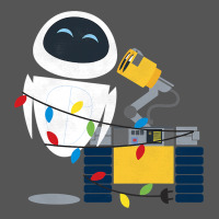 Wall E Eve Christmas Light Wrap Graphic T Shirt Zipper Hoodie | Teevron