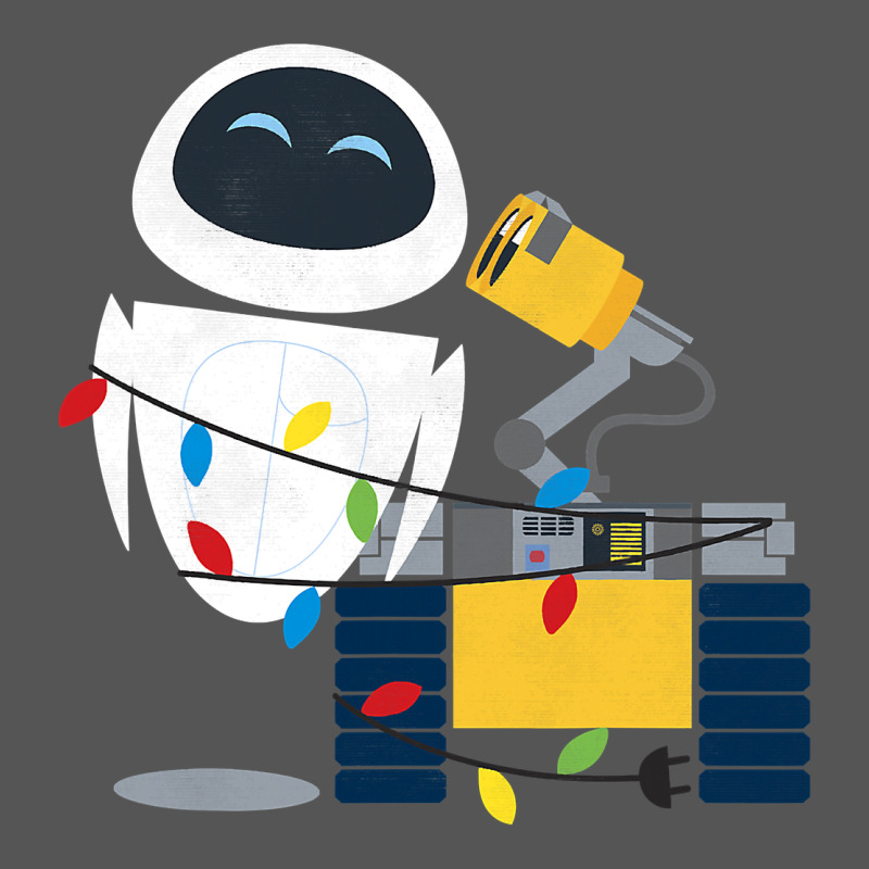 Wall E Eve Christmas Light Wrap Graphic T Shirt Zipper Hoodie by artisFamous | Teevron