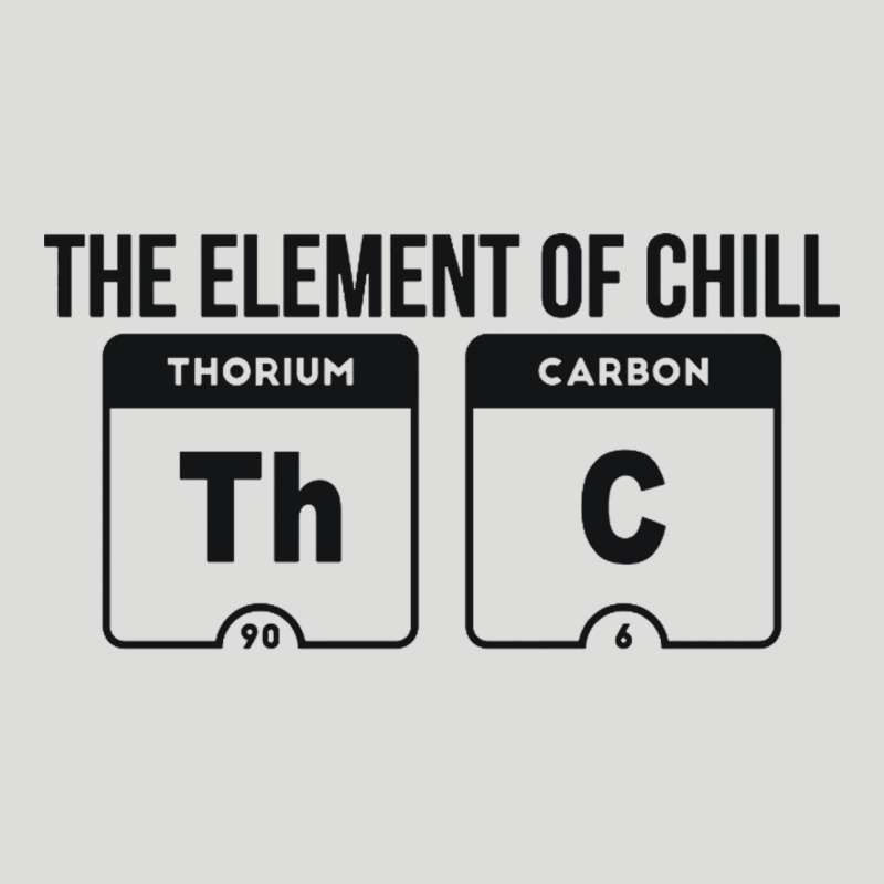 Mens The Element Of Chill Thc Marijuana Joke Black Zipper Hoodie by artisFamous | Teevron